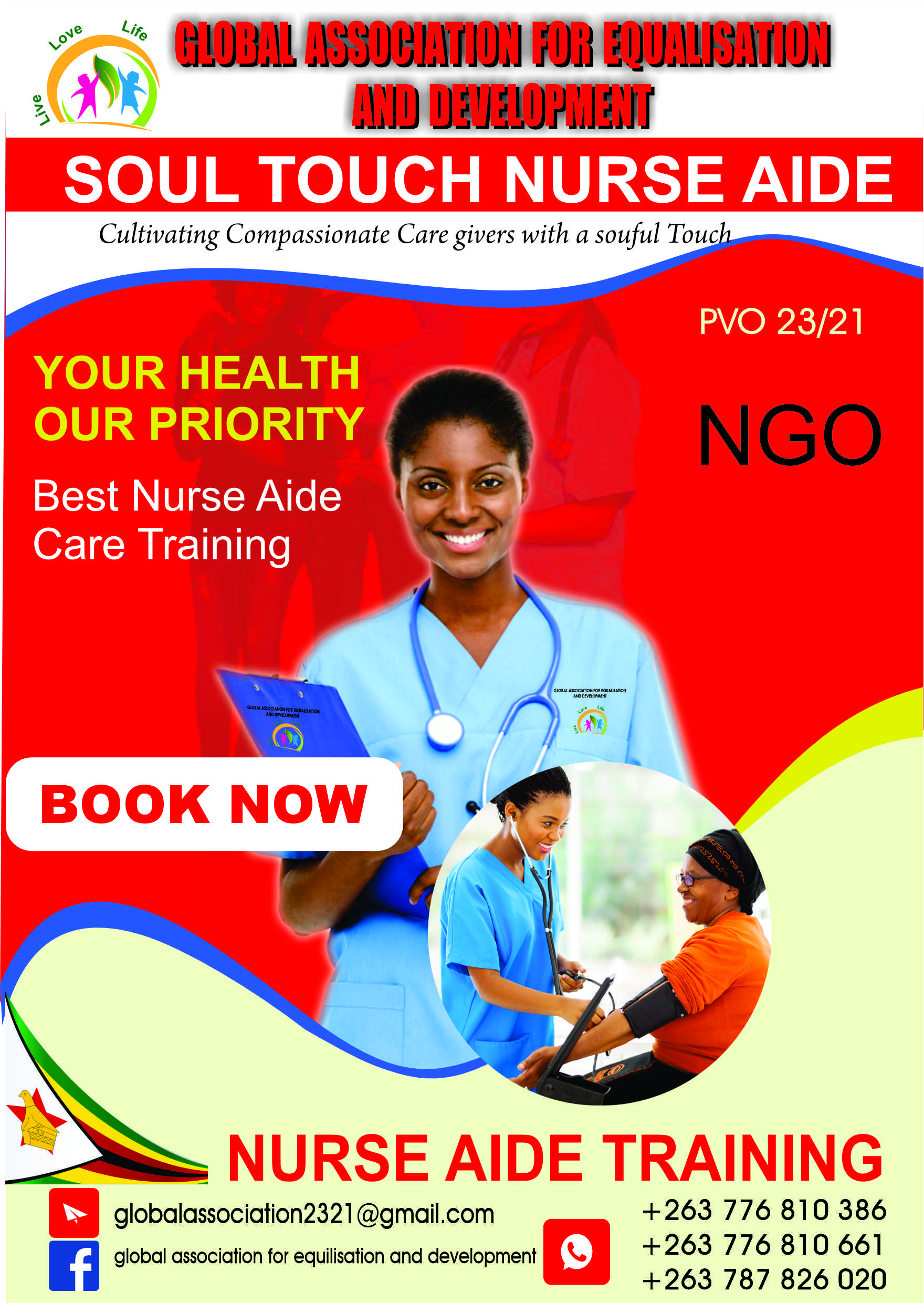 Students learning baking skills